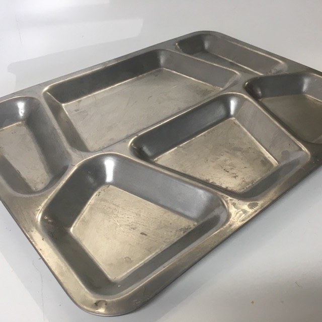 TRAY, Compartment Style - Stainless Steel Metal